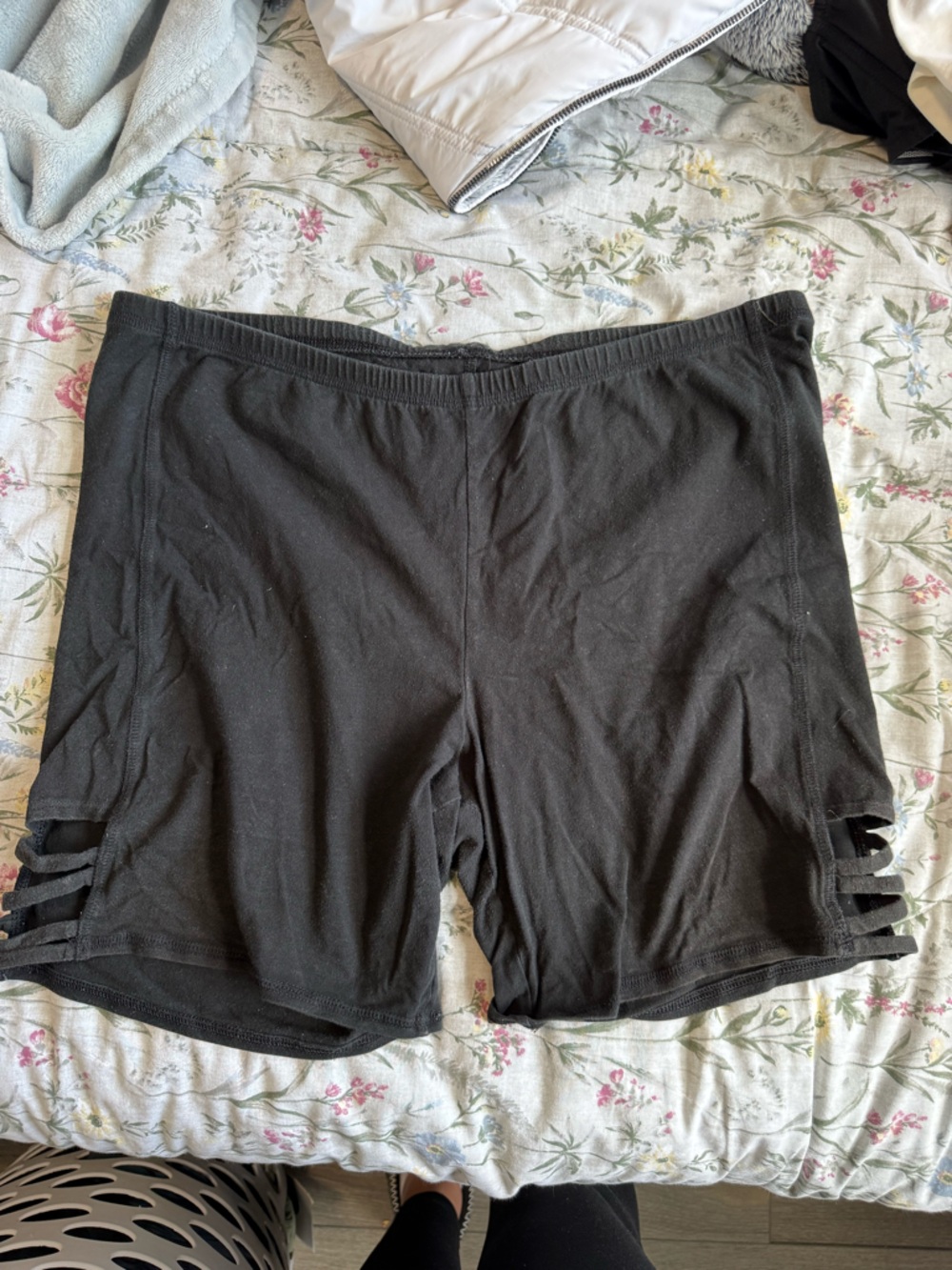 SO Black Casual Shorts with Branded Logo